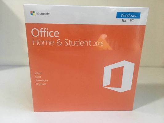 Casa de embalagem varejo de Microsoft Office 2016 e estudante DVD/cartão