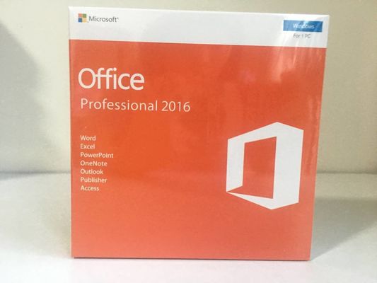 Multi chave varejo profissional de Microsoft Office 2016 da língua