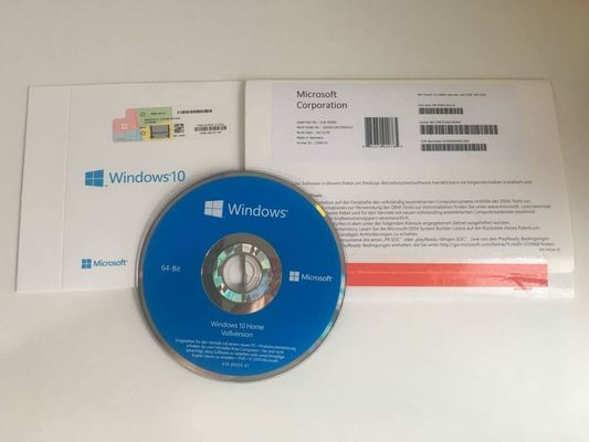 Multi embalagem do OEM DVD da casa de Windows 10 da língua com etiqueta do COA