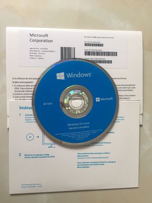 Tecla HOME em linha da ativação 5pc Microsoft Windows 10 do cartão de DVD